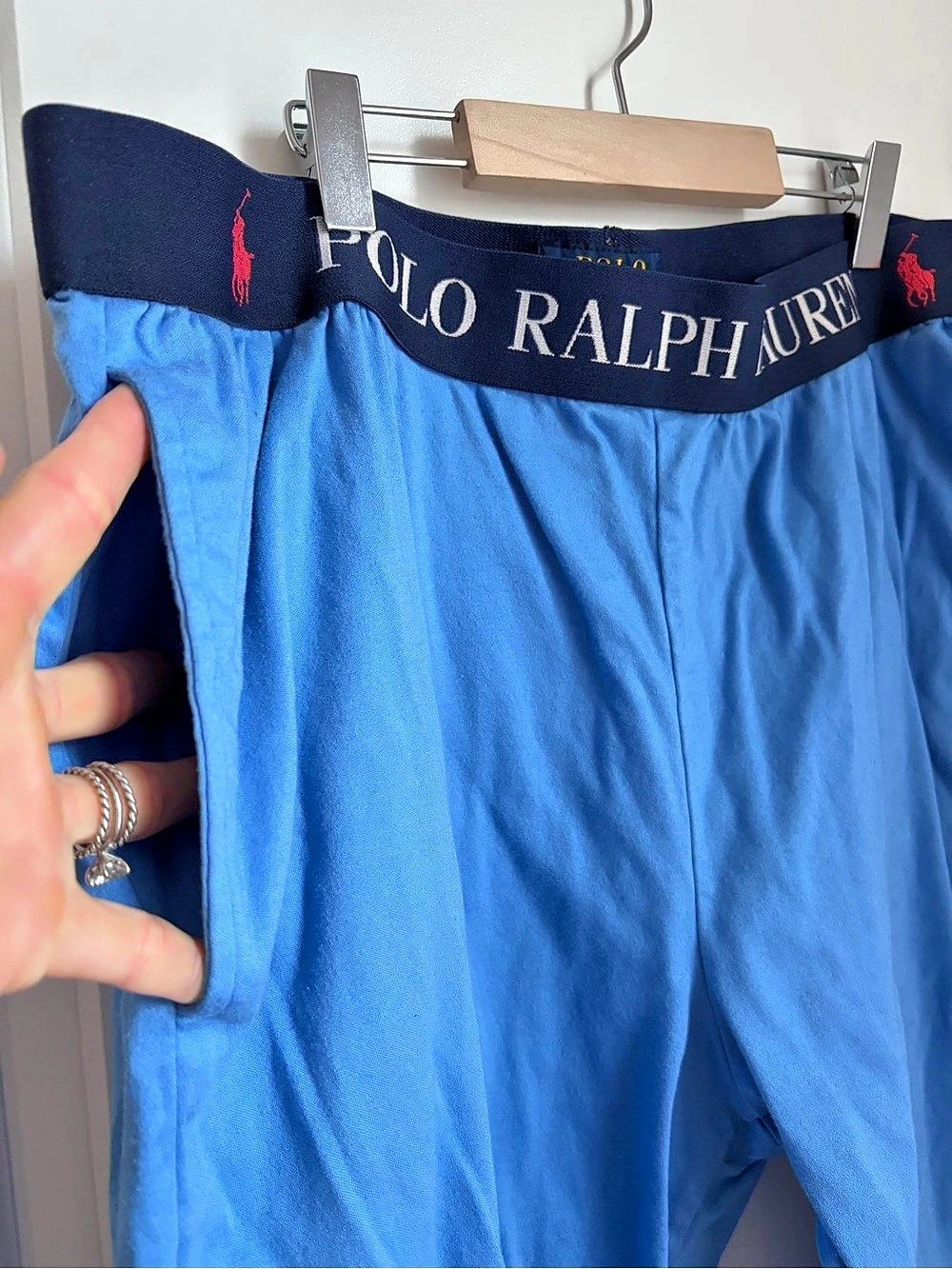 Polo Ralph Lauren Polo Pony Cotton Sleep Jogger Blue XL - Picture 2 of 5